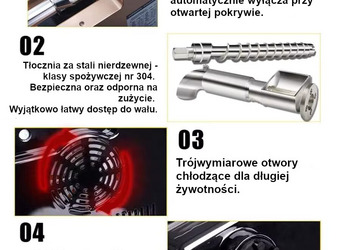 Prasa do oleju Wenon elementy 2